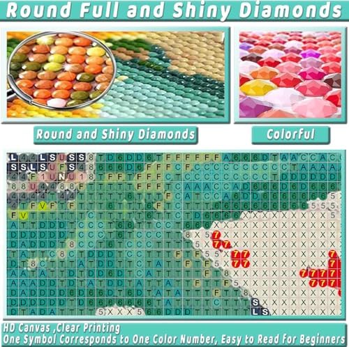 Square Diamond Art Kits for Adults Cute Diamond Painting Kit for Beginner - Image 5