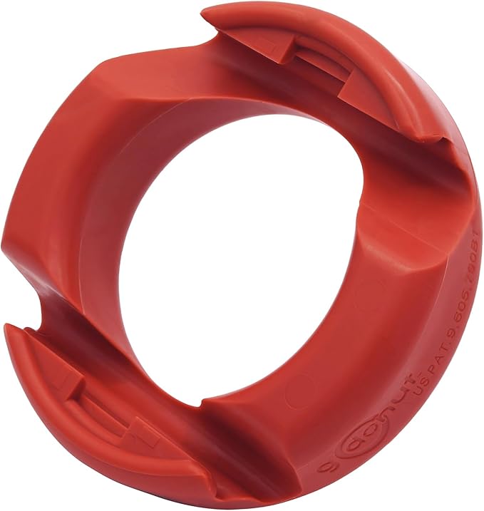 GoDonut – Phone Stand Original – Cell Phone Holder + Tablet Stand Desk Organizer – Compatible with Tablet, iPhone 17 16 15 14 Pro Max, Android & Most Smartphones - Red