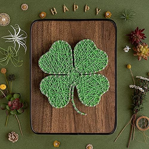 BAZIMA DIY String Art Kit for Beginner,Unique Gift, DIY Clover Craft Kit,Craft Kit for Holidays - Image 7