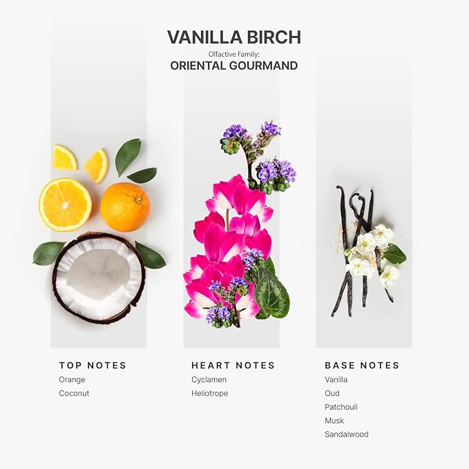 AromaPlan Hotel Scents Vanilla Birch 5 Fl Oz (148ml), Home Luxury Aroma & Hotel Fragrance Diffuser Oil- Hotel Diffuser Oil for Aromatherapy- USA Made, Bigger Bottle, Bolder Aroma & Longer Lasting