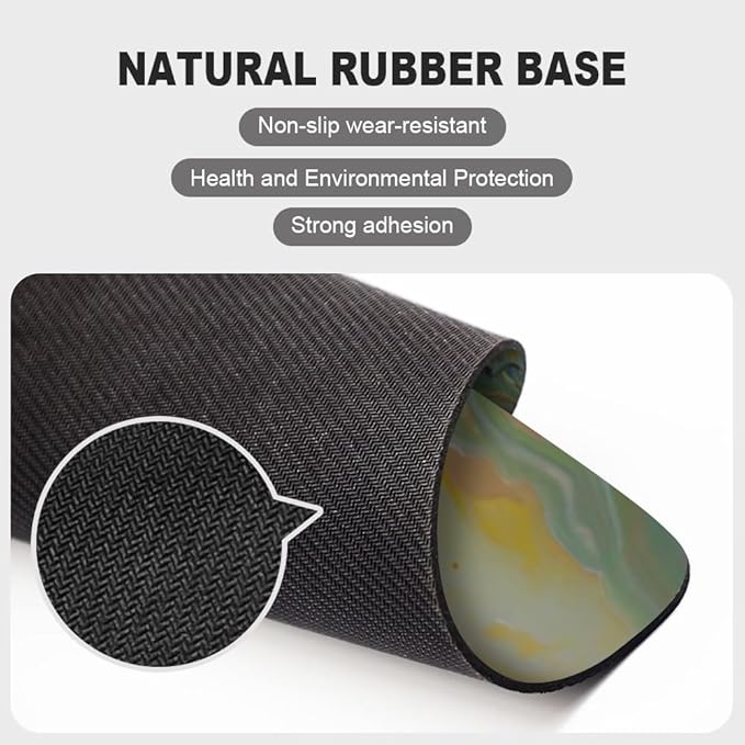 Museum Texture Mouse pad, Square Waterproof and Anti Slip Mouse pad for Office laptops