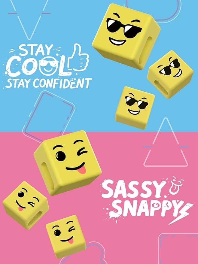 Stocking Stuffers for Teens Boys Adults Phone Stand: Cell Phone Holder for Desk with Mood Cube Gag Gifts for Men Women Husband Dad Teenage Kids Funny Cool Gadget White Elephant Gifts for Christmas