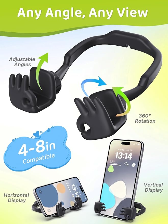 Stocking Stuffers for Teens Boys Mens Gifts: Cell Phone Stand Upgrade Adjustable OK Sign Phone Holder for Desk Kids Adults Teenage Girls Women Birthday Funny Cool Gadgets Ideas Gifts for Christmas