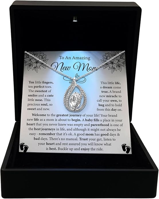 TRYNDI To My Best Mom Necklace for Women - Mom Christmas Gifts from Son, Mothers Day Necklace, Gifts for Birthday, Valentine's Day Jewelry for Mother