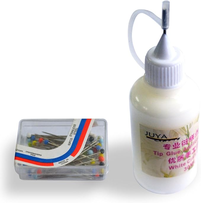 JUYA Paper Quilling Kits with 30 Colors 600 Strips and 8 Tools (Width:5mm with Glue, Pink Tools)