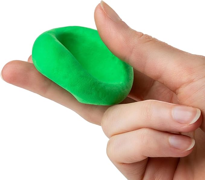 Green Air Dry Clay for Kids - 36 Individually Bagged Airdry Clay for Arts & Crafts - Soft, Squishy Cosplay Foam Slim Clay for Home & School - Moldable, No-Mess Air Dry Modeling Clay - 12 Ounces