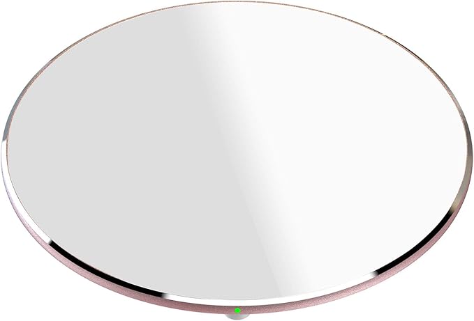 TOZO 2025 W1 New Anti-Slip Wireless Charger 15W Max Fast Wireless Charging Pad Compatible with iPhone 17/16/16 Plus/16 Pro Max /15/14/13/SE Series, Samsung Galaxy S25/S24/S23 Series, Matte Rose Gold
