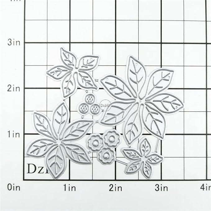 DzIxY Patchwork Stamens Flowers Metal Cutting Dies for Card Making Kit Embossing Paper Die Cuts Set Scrapbook Stencils Supplies Machine Templates