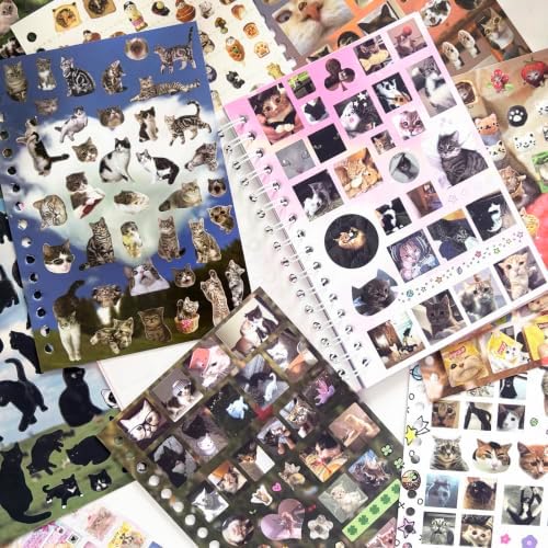 Japanese Sticker Book for Journaling Supplies,Cats Stickers for Planner - Image 5