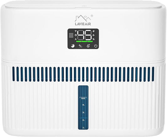 Smart Evaporative Humidifiers for Bedroom, Living Room, Nursery, Large Room up to 550 ft², 5L Tank, 48H Runtime, Mist-free Top Fill Humidifier for Baby, Plants, Easy to Clean