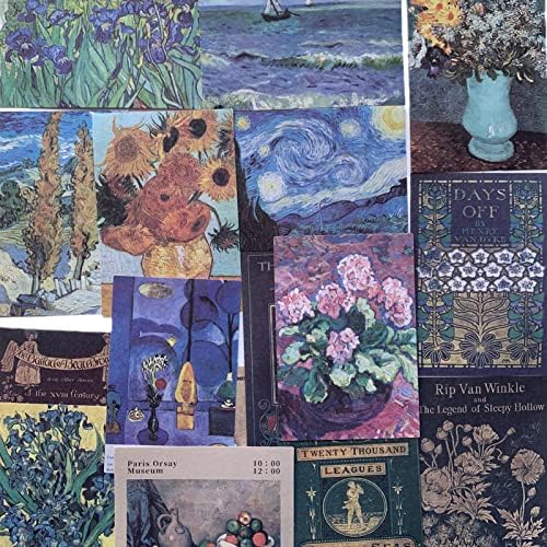 TIYPKE 200pcs Artistic Stickers for Journaling Supplies - Aesthetic Vintage Paper for Scrapbooking, Planners, Notebook, DIY Craft Kits, Postage Stamp Journal - Image 5
