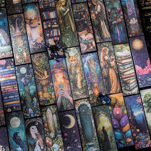 Aromoty Slim 6 Set 300Pcs Magic Washi Stickers Book Junk Journal Supplies - Image 2