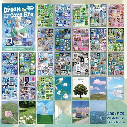 400+ Pcs Kawaii Japanese Stickers | Scrapbooking Supplies, Junk Journal Kit, Journaling & Planner Stickers, Scrapbook Embellishments, Aesthetic Craft Supplies for Card Making, Vision Board - Image 6