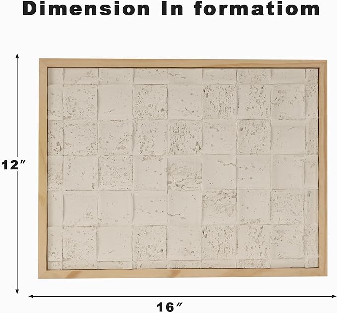 NAHARO Modern Textured Artwork- Natural wood Handcrafted Rustic Charm for Your Home - Perfect for Living Room, Bedroom,Kitchen,or Office