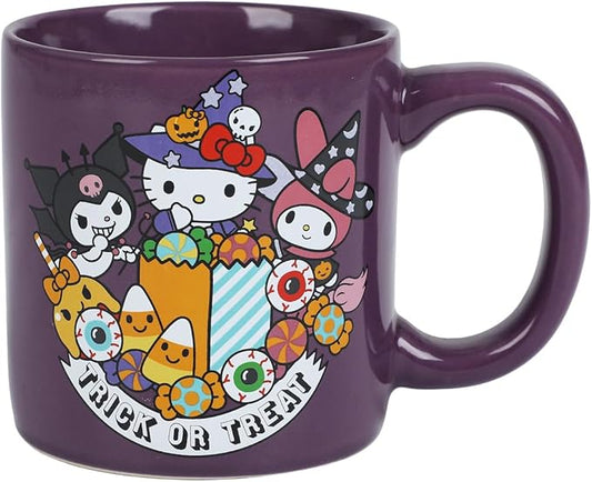 Bioworld Hello Kitty Trick or Treat 16 Ounce Ceramic Mug