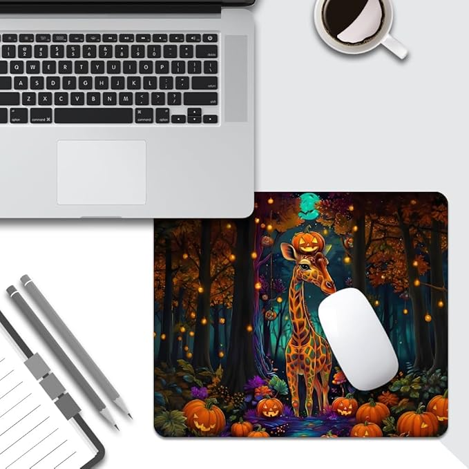 Giraffe Texture Mouse pad, Square Waterproof and Anti Slip Mouse pad for Office laptops