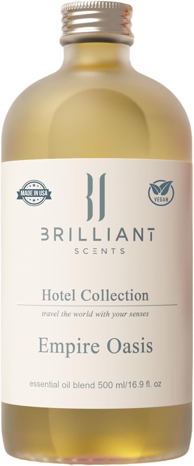 Brilliant Scents Empire Oasis Fragrance Oil 500ml - Premium Diffuser Oil for Home, Office, Hotels - Long Lasting, Plant-Based, Meets IFRA Standards, USA-Made - Apple, Neroli, Amberwood
