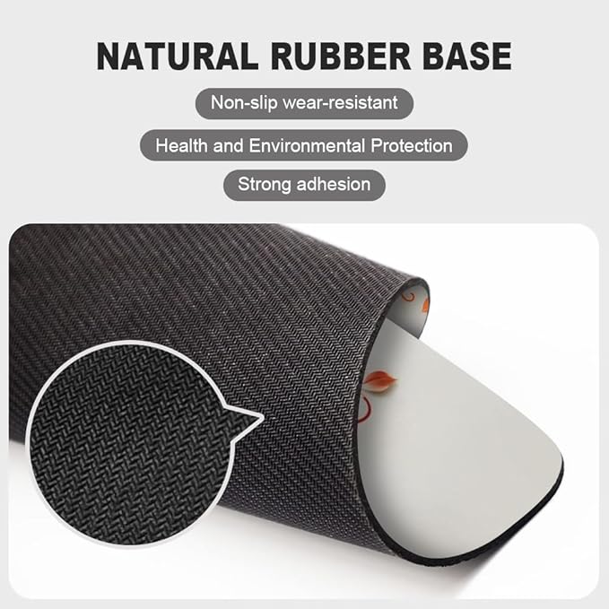 Tiger Texture Mouse pad, Square Waterproof and Anti Slip Mouse pad for Office laptops