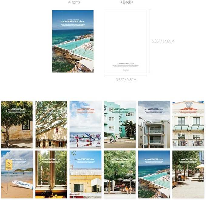 Monolike CAPTURE THE LIFE, SYDNEY Single card - mix 12 pack
