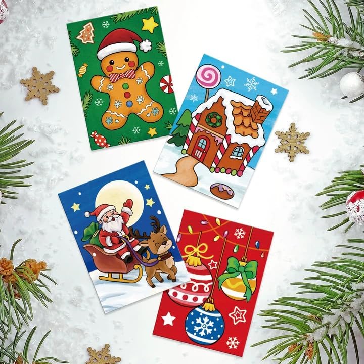 Louise Maelys Christmas Pre Drawn Canvas to Paint for Kids - Image 5