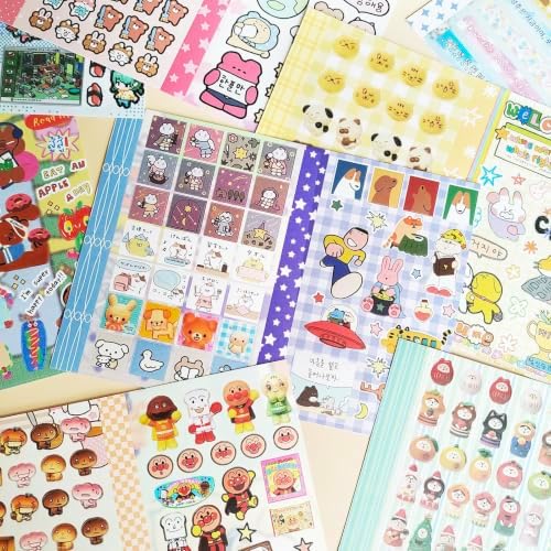 Japanese Sticker Book for Scrapbooking Supplies,Kawaii Scrapbook Stickers - Image 4