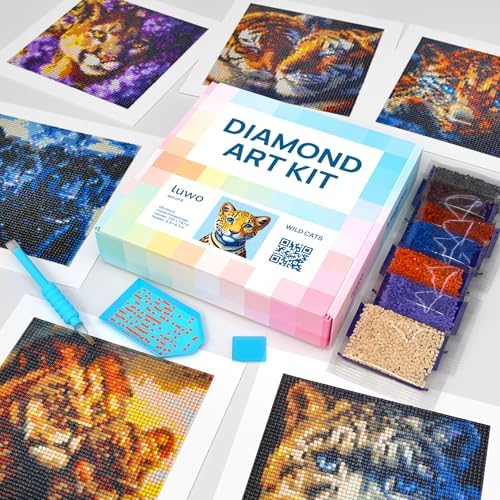 LuwoArte Painting Kit – Japanese Theme (Wild Cats) by LuwoArte