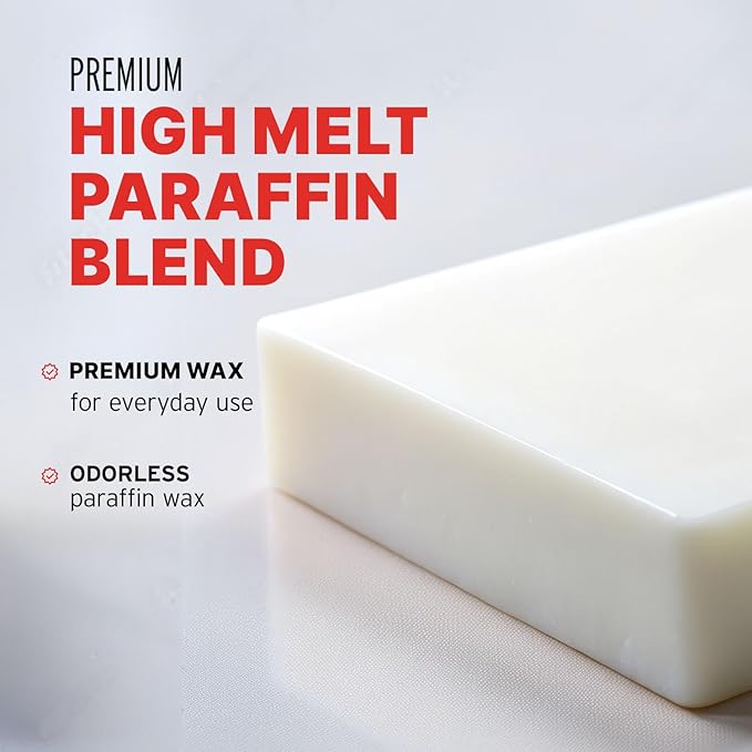 Blended Waxes, Inc. Paraffin Wax for Candle Making, Easy to Use Paraffin Wax for Candles in Pastilles Form for Everyday Use, 160F Melt Point 10 lb Pack
