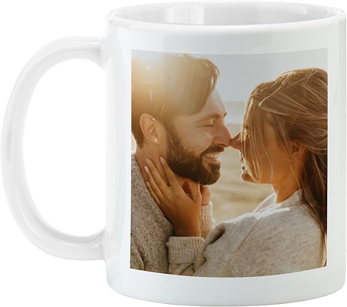 Let's Make Memories Personalized Photo Mug - Custom Coffee Mug - Your Photo - For Any Occasion - Birthday - For Him - For Her - For Friend - Couples -11oz- White Handle
