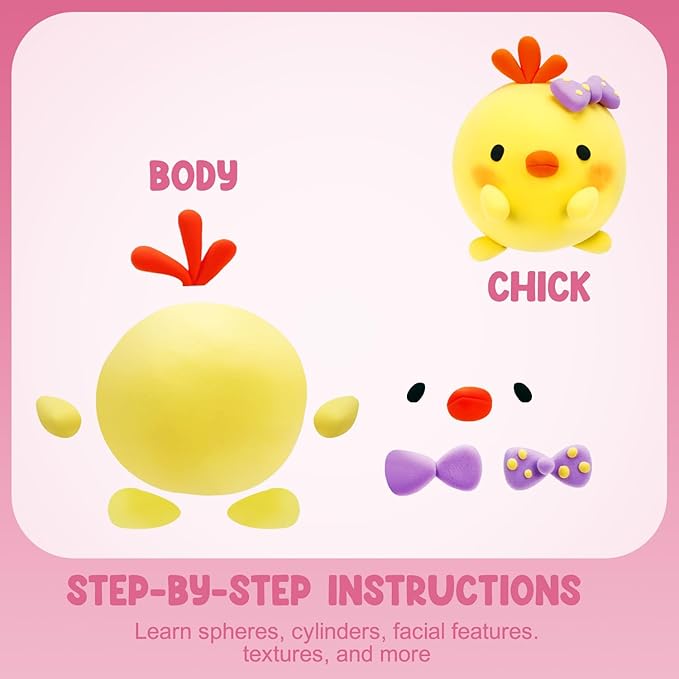 Air Dry Clay Kits - Modeling Clay for Kids, Ultra Light & Soft, Safe & Non-Toxic, 12 Boxes DIY Model Magic Clay with Sculpting Tools & Tutorials, Creatible Art Crafts Toys Gifts Boys Girls