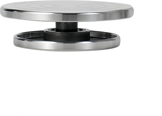 Feqsky 4.7''/5.9'' Double Sided Turntable for Ceramic Clay Sculpture Platform Pottery Wheel Aluminum Alloy Rotating Tools