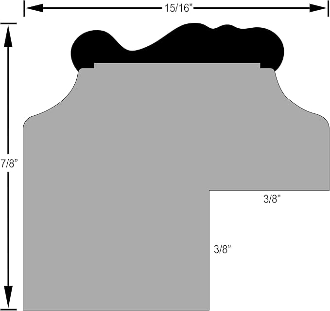 OVALCREST Oval Beveled Wall Mirror for Home Decor - Athena Style - Matte Black - 18" x 14" Outside Dimensions