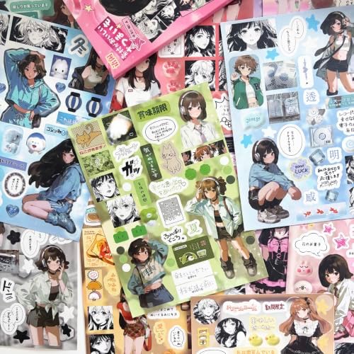 Japanese Stickers Book for Journaling Supplies,Girls Stickers for Planner - Image 6