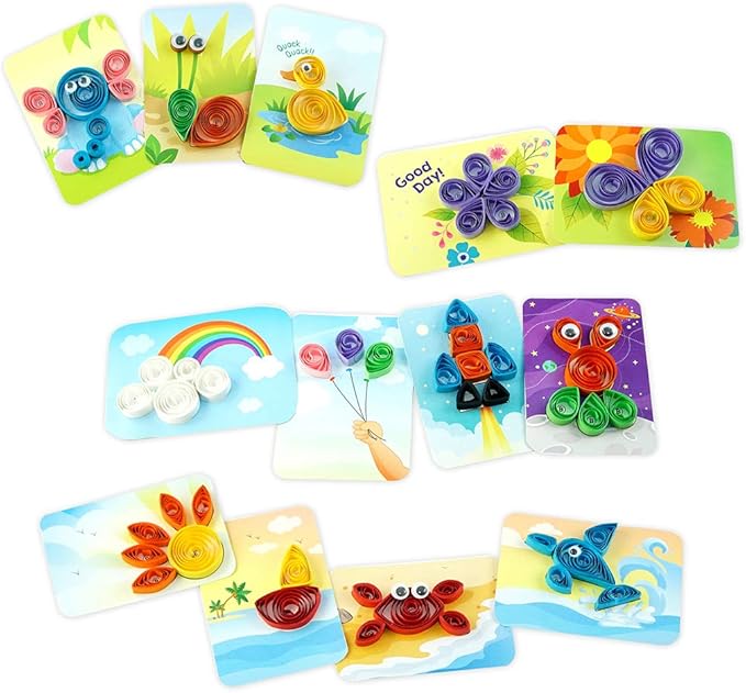 Quill On Spyrosity Explore Quilling Craft Kit | Paper Quilling Kit| Arts and Crafts for Kids 6-8 | Girls Toys Age 6-8 | Crafts for Ages 4-8 | Christmas Gifts for Kids 5 6 7 8 9 10 11 12 Years
