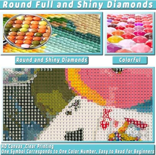 Pink Poker Diamond Art Kits for Adults Diamond Painting Kit for Beginner - Image 6