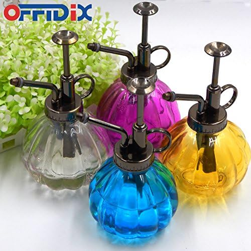 OFFIDIX Glass Spray Bottle Blue Plant Mister Vintage Pumpkin Water Can6.7oz - Image 6