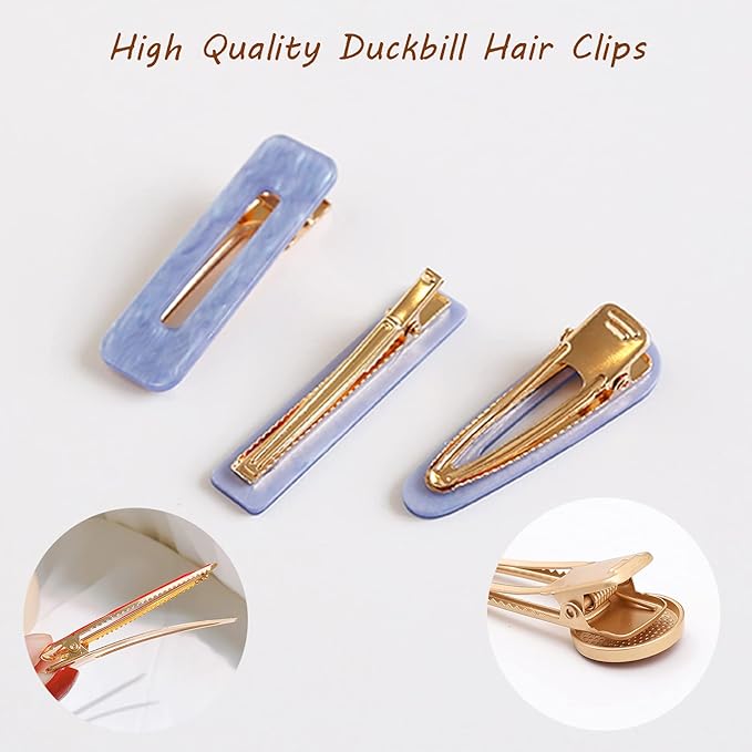 120 PCS Gold Metal Hair Clips-Smooth Alligator Clips for Hair,Duck Bill Design for Secure Hold-Ideal for Styling,Makeup,and Sports-DIY Craft Accessories for Hair Decorations（not have a mold）