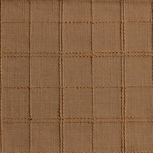 ZeeMart Linen Checked Farmhouse Table Runner, 13x108 Inches Caramel - Image 7