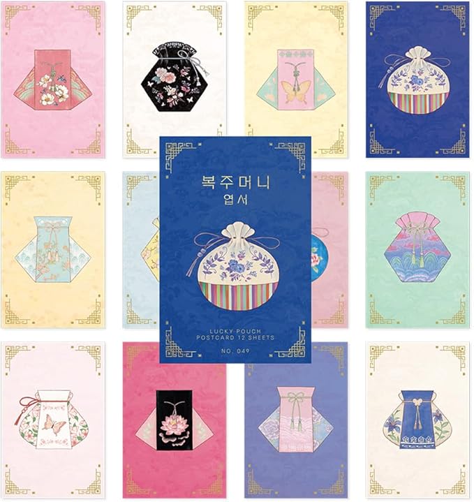 Monolike Lucky Pouch Single Card - Mix 12 pack Postcards
