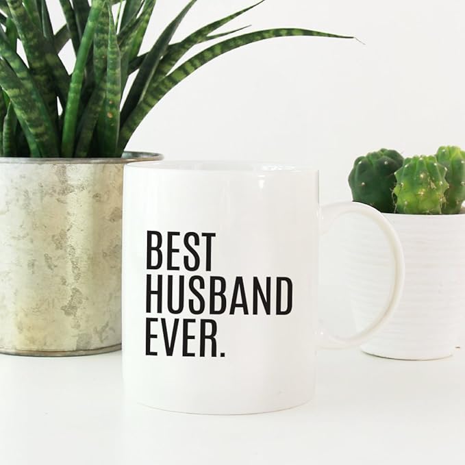 Andaz Press 11oz. Coffee Mug Birthday Gift, Best Husband Ever, 1-Pack
