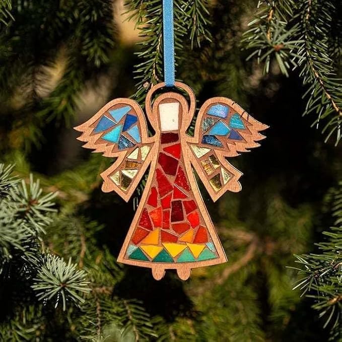 TATREBCRE DIY Mosaic Kit for Adults & Kids – Feather, Bird, Cat & Heart Designs – Christmas Gift Arts and Crafts Kit with Grout & Tools – Easy Mosaic Craft for Beginners (Cat)
