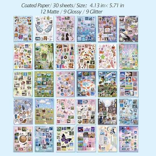 Japanese Sticker Book for Scrapbooking Supplies,Cute Dog Scrapbook Stickers - Image 2