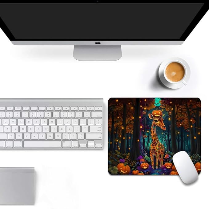 Giraffe Texture Mouse pad, Square Waterproof and Anti Slip Mouse pad for Office laptops