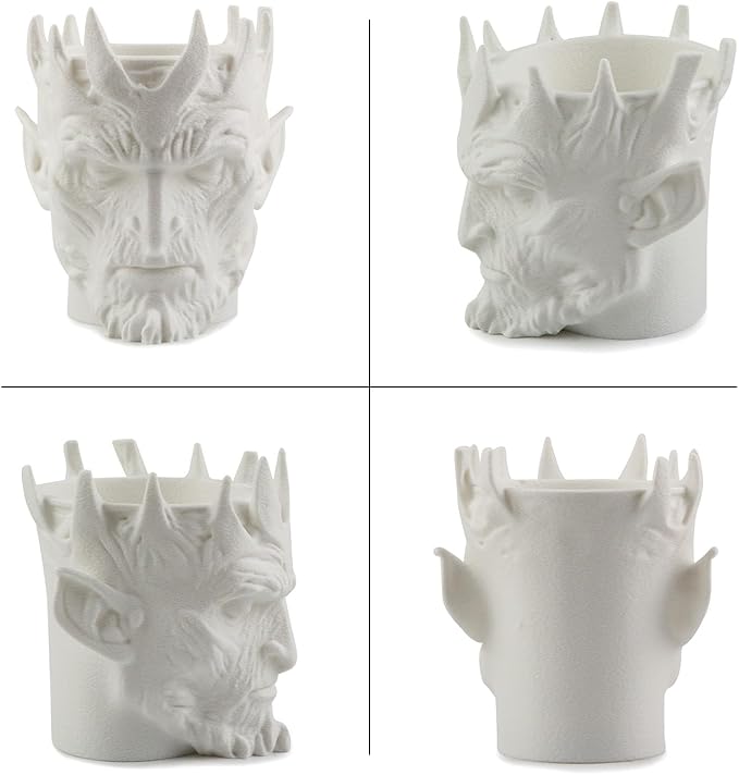 Creavie Cool King Pen Pencil Holder, Multifunctional Stationery Pen Holder Makeup Brush Holder Kitchen Storage Cup