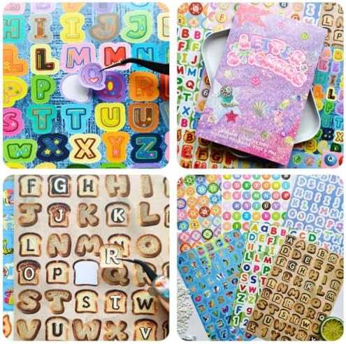 Magazine Letter Sticker Book,1960+ Alphabet Stickers for Scrapbooking - Image 4