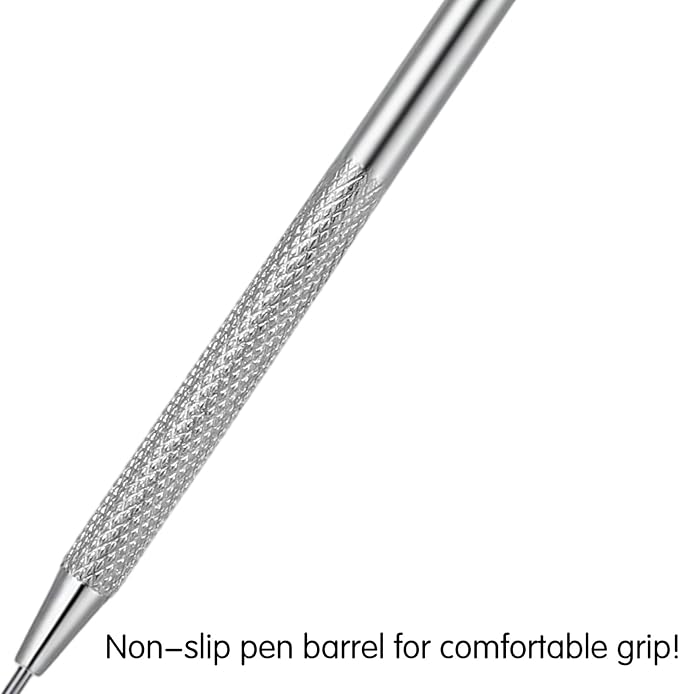 4 PCS Clay Needle and Pottery Feather Wire Texture Tools, Stainless Steel Ceramic Detail Tools, Sculpting Tool Supplies for DIY Craft, Sculpture Detail Texturing and Modeling