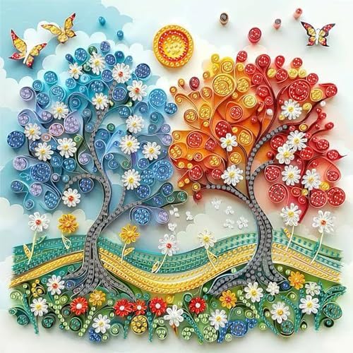 Diamond Art Kits for Adults,Tree of Life Diamond Painting Kits 12 x 12 inch by Unknown