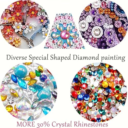 Fairies Diamond Art Kits for Adults,5D Special Shape Painting 12 × 12 inch - Image 7