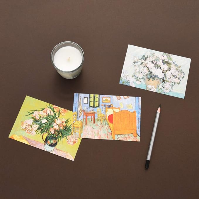 Monolike Gogh Single cards - mix 36 pack, Famous painting and Famous 36 Gogh Single cards