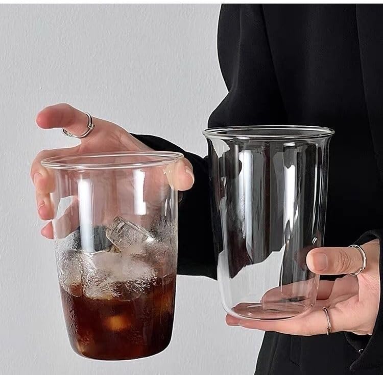 2pcs glass cup for coffee milk tea (01) - Image 6
