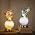 Flower Table Lamp, 3 Colors Orchid Night Light, Cordless Touch Dimming Artificial Flower with Vase Lamp, LED Bedside Night Light Romantic Gifts for Girl Women Mom (Pink Orchid) - Image 7
